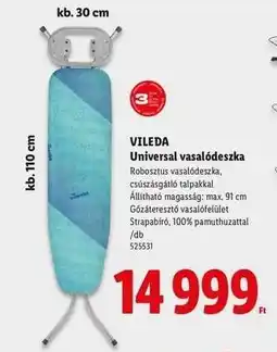 Lidl Vileda Universal vasalódeszka ajánlat
