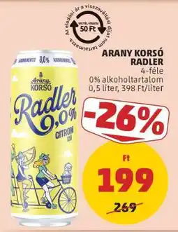 PENNY ARANY KORSÓ RADLER ajánlat