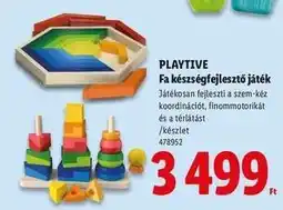 Lidl PLAYTIVE Fa készségfejlesztő játék ajánlat