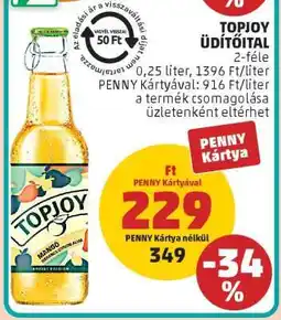PENNY TopJoy Üdítőital ajánlat
