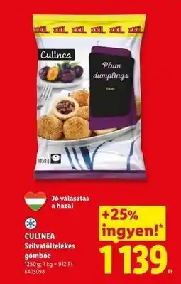 Lidl CULINEA Szilvatöltelékes gombóc ajánlat
