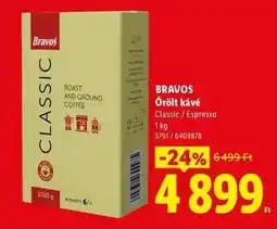 Lidl BRAVOS Őrölt kávé ajánlat