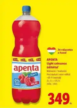 Lidl Apenta ajánlat