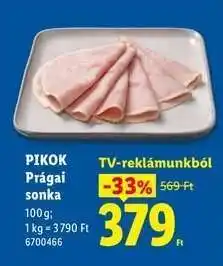 Lidl PIKOK Prágai sonka ajánlat