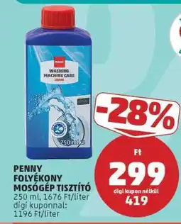PENNY PENNY Folyékony Mosógép Tisztító ajánlat