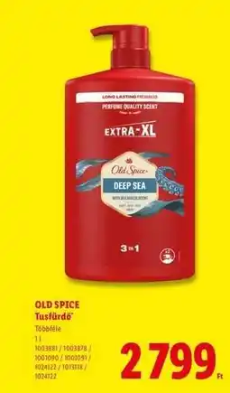 Lidl OLD SPICE Tusfürdő ajánlat