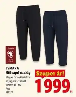 Lidl ESMARA ajánlat