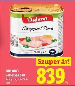 Lidl DULANO ajánlat