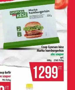 Coop Coop Gyorsan kész Marha hamburgerhús ajánlat