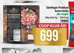 Coop Gierlinger Prémium bacon kocka ajánlat