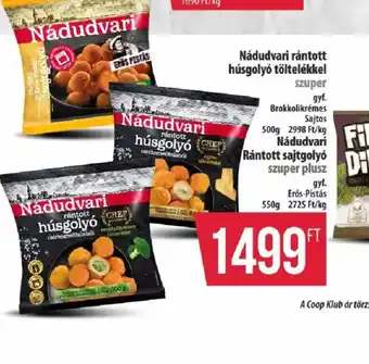 Nádudvari rántott golyk