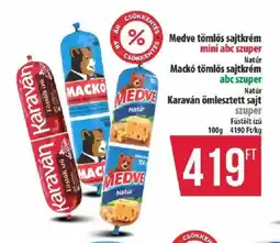 Coop Medve, Mack, Karaván sajt ajánlat