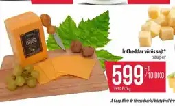 Coop Ír Cheddar vörös sajt ajánlat