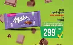 Coop Milka Alpesi tejcsoki ajánlat