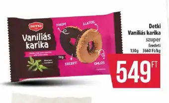 Detki Vaníliás karika