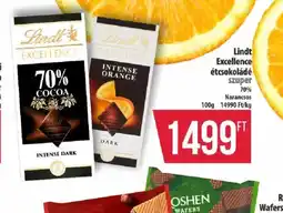 Coop Lindt Excellence étcsokoládé ajánlat