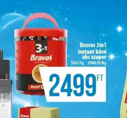 Coop Bravos 3in1 instant kávé ajánlat