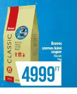 Coop Bravos szemes kávé ajánlat