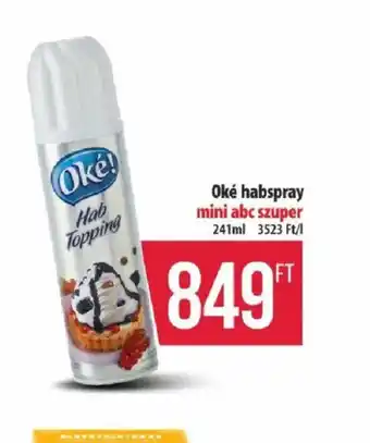 Coop Oké! habspray ajánlat