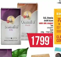 Coop D.E. Omnia őrölt kávé ajánlat