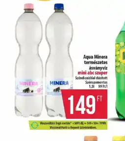 Coop Aqua Minera ásványvíz ajánlat