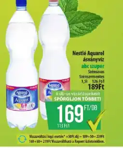 Coop Nestlé Aquarel ásványvíz ajánlat