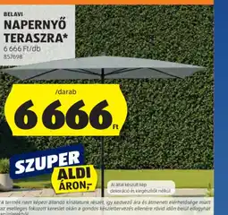 ALDI BELAVI NAPERNŐ TERASZRA ajánlat