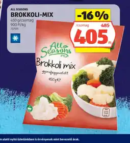 ALDI ALL SEASONS BROKKOLI-MIX ajánlat