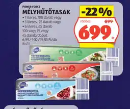 ALDI POWER FORCE MÉLYHŰTŐTASAK ajánlat