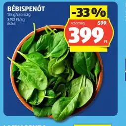 ALDI BÉBISPENT ajánlat