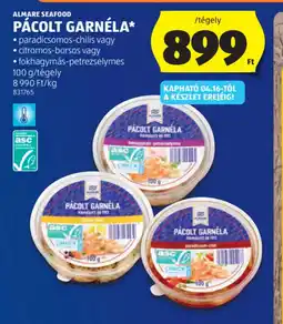 ALDI ALMARE SEAFOOD PÁCOLT GARNÉLA ajánlat