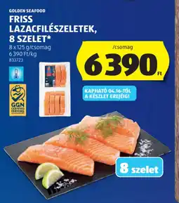 ALDI GOLDEN SEAFOOD FRISS LAZACFILÉSZELETEK ajánlat
