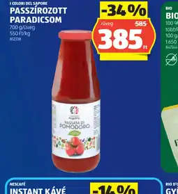 ALDI I COLORI DEL SAPORE PASSZ INSTANT KÁVÉROZOTT PARADICSOM ajánlat
