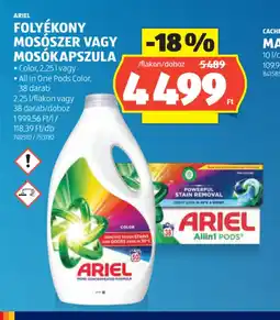 ALDI ARIEL FOLYÉKONY MOSSZER ajánlat