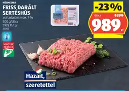 ALDI HÚSMESTER FRISS DARÁLT SERTÉSHÚS ajánlat