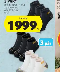 ALDI CAT NŐI VAGY FÉRFI SNEAKER ZOKNI ajánlat