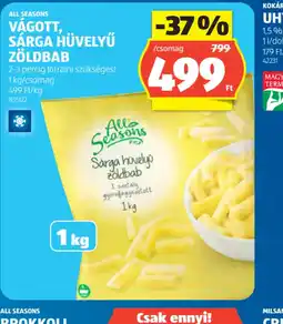 ALDI ALL SEASONS VÁGOTT ZÖLDBAB ajánlat