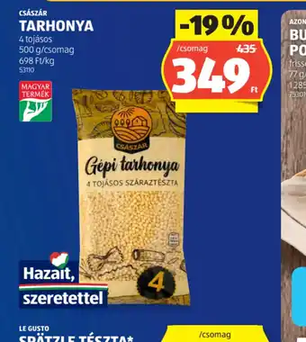 ALDI CSÁSZÁR TARHONYA ajánlat