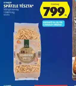 ALDI LE GUSTO SP SCHWÄBISCHE SPÄTZLETZLE TÉSZTA ajánlat