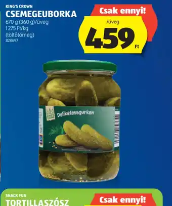 ALDI KING'S CROWN CSEMEGEUBORKA ajánlat