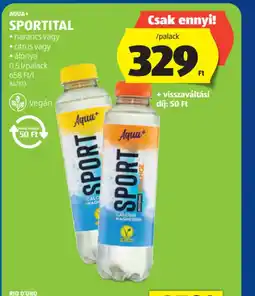 ALDI AQUA+ SPORTITAL ajánlat