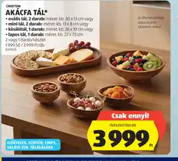 ALDI CROFTON AKÁCFA TÁL ajánlat