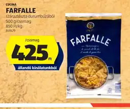 ALDI CUCINA FARFALLE ajánlat
