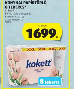 ALDI KOKETT KONYHAI PAPÍRTÖRLŐ ajánlat