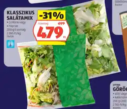 ALDI KLASSZIKUS SALÁTAMIX ajánlat