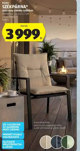 ALDI BELAVI SZÉKPÁRNA ajánlat