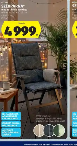 ALDI BELAVI SZEK PÁRNA ajánlat
