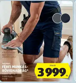 ALDI TOPCRAFT FÉRFI MUNKÁS-RÖVIDNADRÁG ajánlat
