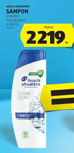 ALDI HEAD 100% SHOULDERS SAMPON ajánlat