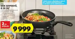 ALDI TEFAL WOK SERPENYŐ ajánlat